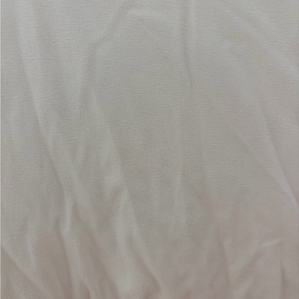 Essentials Off-White Wrap Long Sleeve Top - Picture 4 of 9